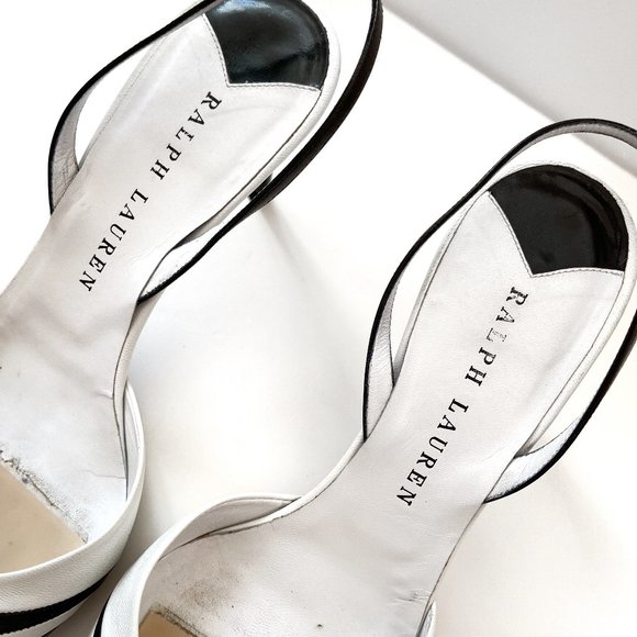 Ralph Lauren - Slingback Chevron Stripe Pumps - Picture 3 of 10